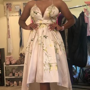 Light Pink High Low Dress